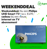 KPN Internet en Tv met Gratis Philips TV of Soundbar