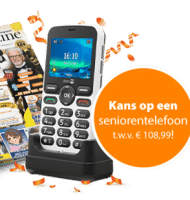 Gratis Magazine met kans op seniorentelefoon t.w.v. € 108,99