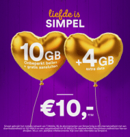 Simpel Sim Only 14 GB + Onbeperkt bellen nu €10
