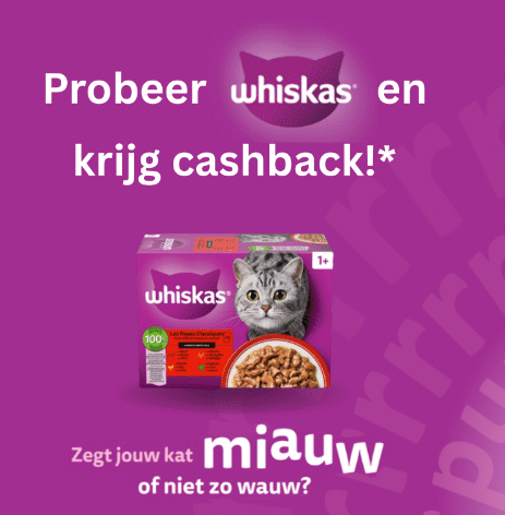 Gratis Whiskas Kittenpakket | Draai aan het prijzenrad