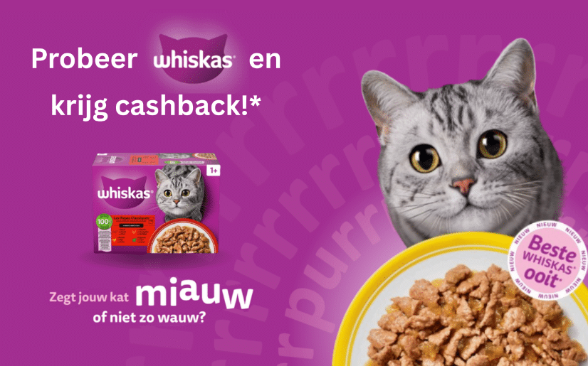 Gratis Whiskas Kittenpakket | Draai aan het prijzenrad