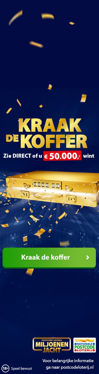 Postcode loterij uitslagen | KRAAK DE KOFFER
