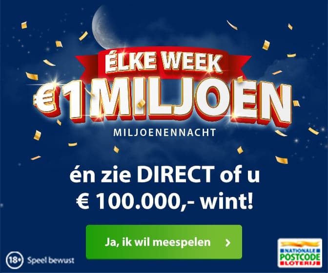 Miljoenenjacht winnen? Win elke week 1 miljoen