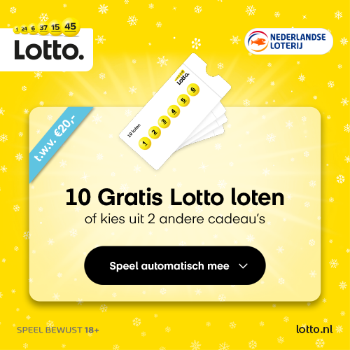 Lotto Gelukspakket met cadeau en 10 gratis loten