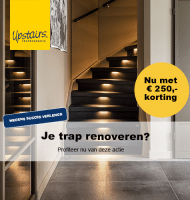 Gratis Upstairs Traprenovatie advies en € 250,- korting