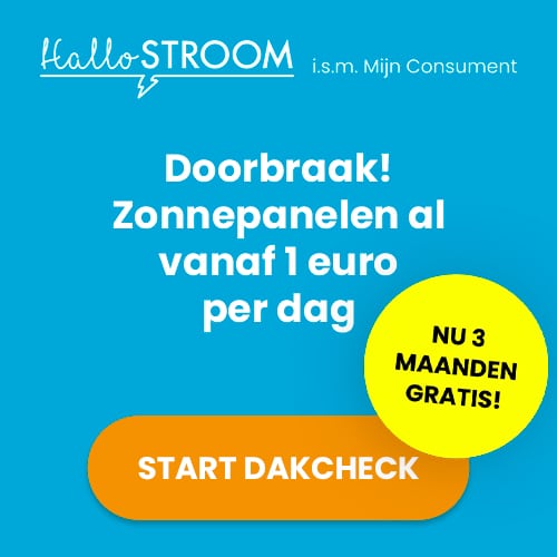 HalloStroom 3 maanden gratis