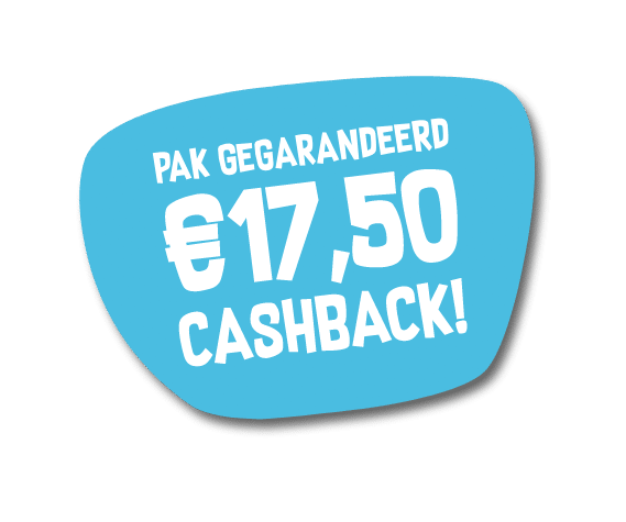 Doneer met Gratis lot met Gratis € 17.50 cashback