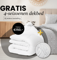 Gratis Seizoenen Dekbed t.w.v. € 150.-