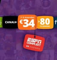 Gratis ESPN Eredivisie en Film1 bij Online.nl