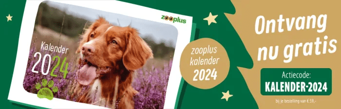 Zooplus actie met Gratis Kalender 2024