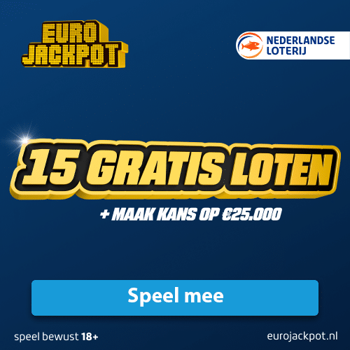 Gratis 15 loten bij Eurojackpot