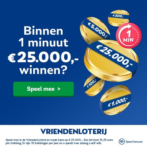 Vriendenloterij miljoenen