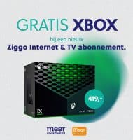 Ontdek Ziggo Alles in 1 en ontvang gratis Xbox t.w.v. € 407,-