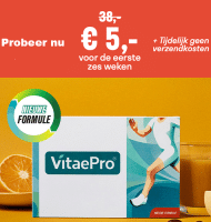 VitaePro 6 weken voor slechts € 5.-