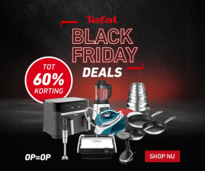 Black Friday korting van 60% in Tefal webshop