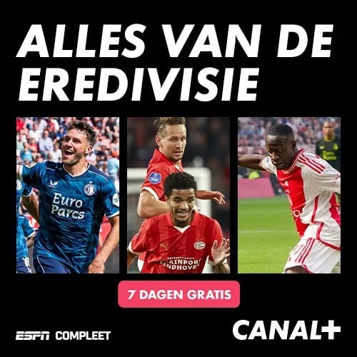 Gratis voetbalwedtrijden kijken bij Canal Digitaal