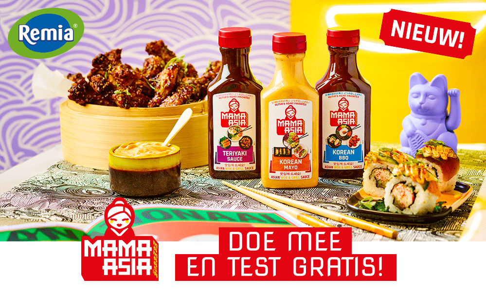 Gratis Remia Mama Asia Saus t.w.v. € 2,39