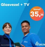 Delta glasvezel