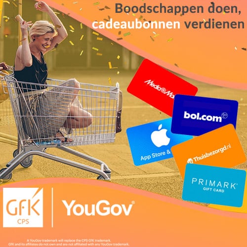 Gratis cadeaubonnen sparen bij GfK Panel