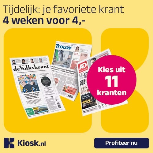 Nu 4 weken de krant lezen voor 4 euro