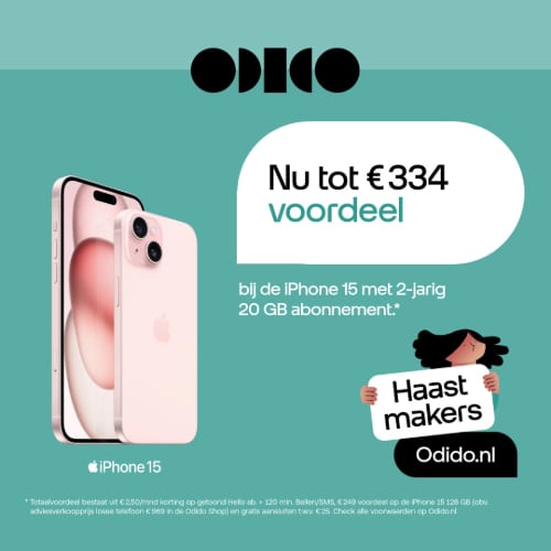 iPhone 15 kopen bij Odido mobiel