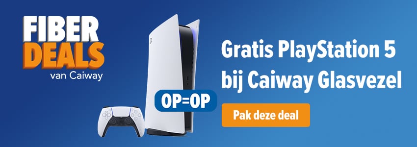 Razendsnel glasvezel en Gratis PlayStation 5 t.w.v. 449,-