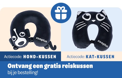 Zooplus actie met Gratis Reiskussen