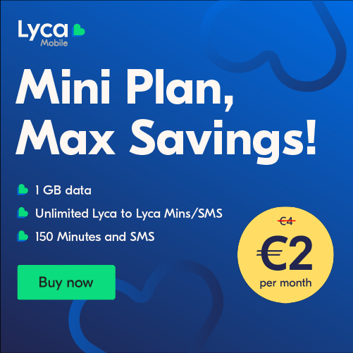 Lycamobile 12 maanden 50% korting