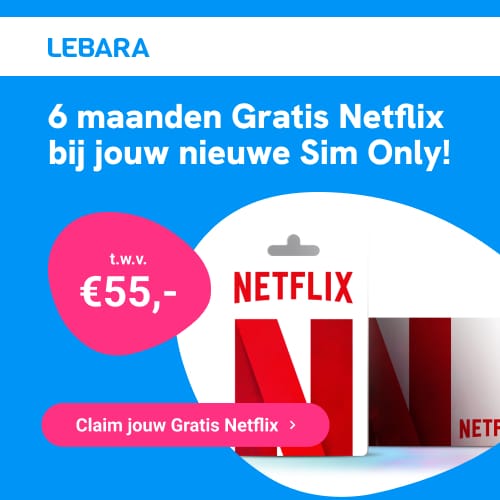 6 maanden Gratis Netflix abonnement