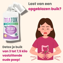 Afvallen met TeaTox detox thee