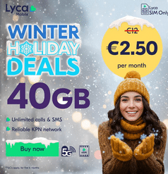 Lycamobile nu 40GB voor slechts 2.50 euro