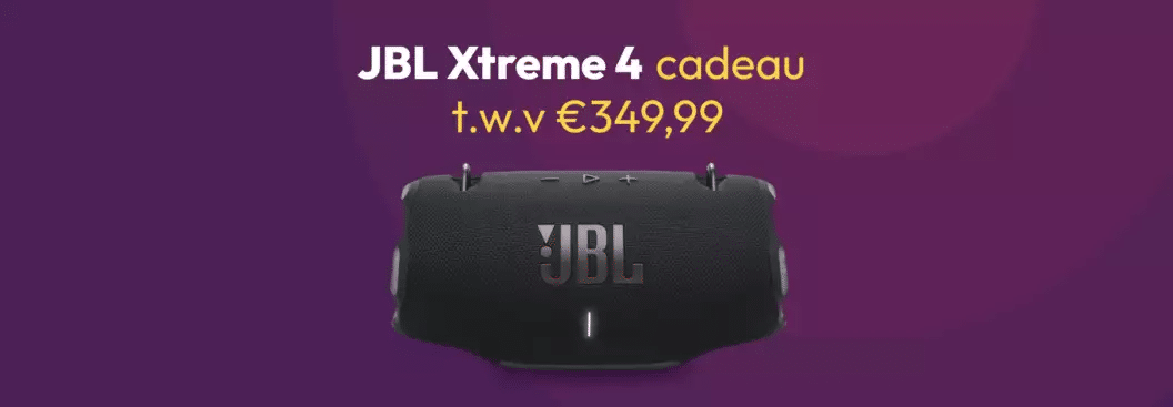 Youfone 'Alles In 1' Gratis 50% korting of JBL Xtreme4 