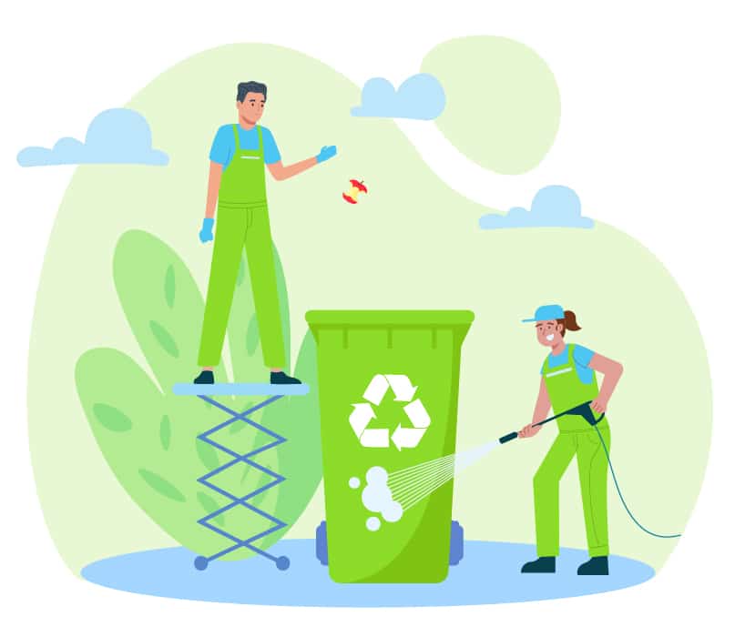 Gratis je Kliko reinigen na het legen