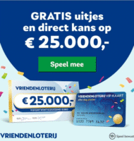 Vriendenloterij Cheque