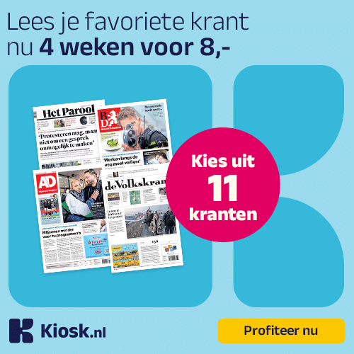 Nu 4 weken de krant lezen voor 8 euro
