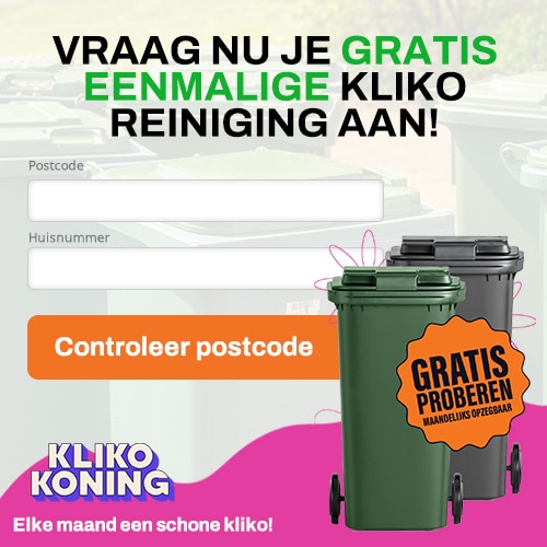 Gratis proberen! De goedkoopste klikoreiniging van Nederland