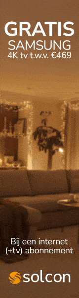 Gratis 55″ Samsung Smart TV bij Solcon abonnement