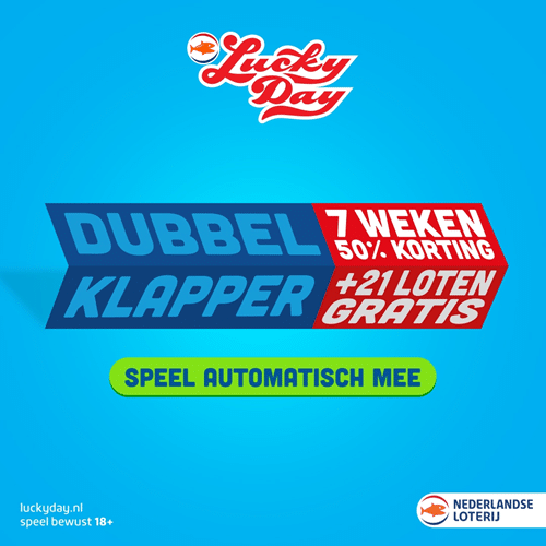 Lucky Day met Dubbel Klapper Deal