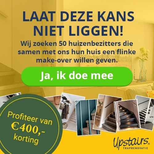 Traprenovatie Weken ontvang nu € 400,- korting