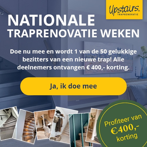 Traprenovatie Weken ontvang nu € 400,- korting