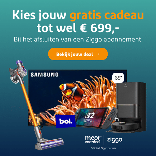 Meer voordeel bij Ziggo met Gratis Samsung 65" Smart TV