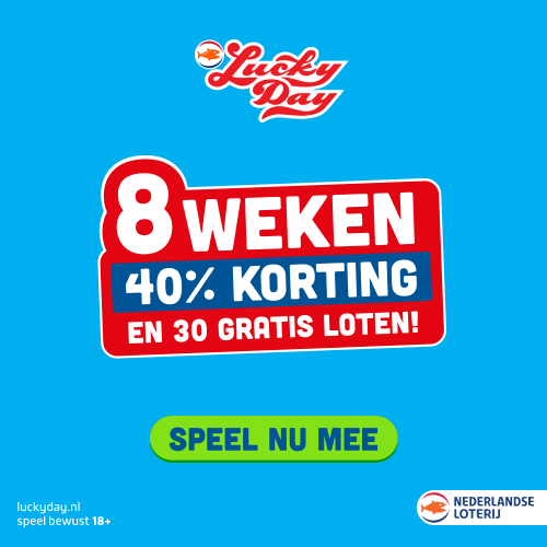 Lucky Day loterij met 40% korting + 30 Gratis loten