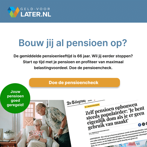 Geld voor Later | Doe de Gratis pensioencheck!
