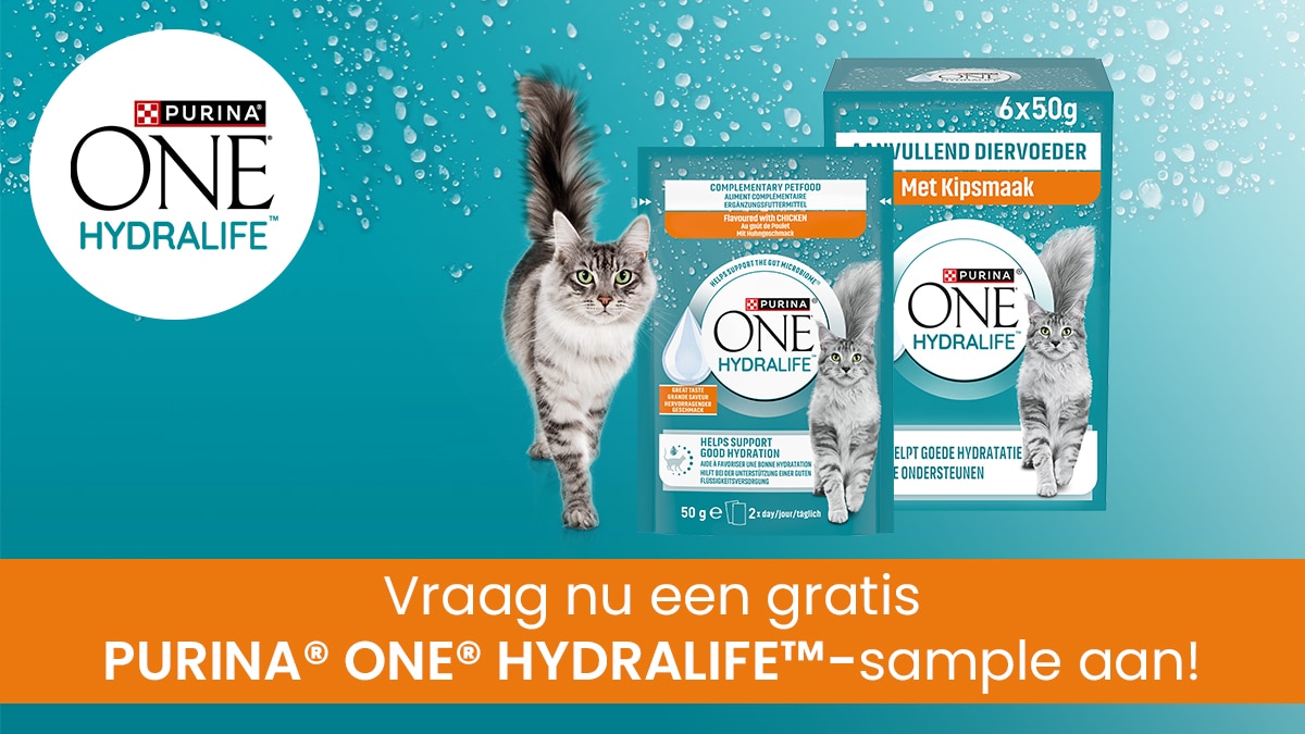 Gratis Purina ONE Hydralife-samples