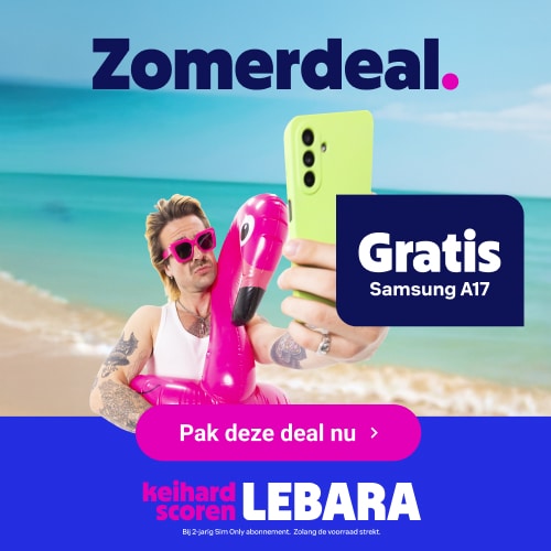 Gratis Samsung Galaxy A17 bij Lebara