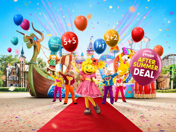 1+1 Gratis tickets voor het Plopsa attractiepark